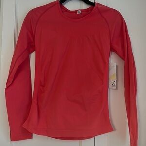 Z by Zella pink long sleeve work out top